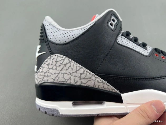 Rep TBkick Jordan DN3707-010 Black Cement 3 Air 0801